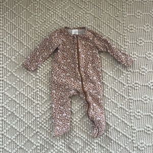 Mebie Baby One Piece Double Zipper Sleeper 12-18 months